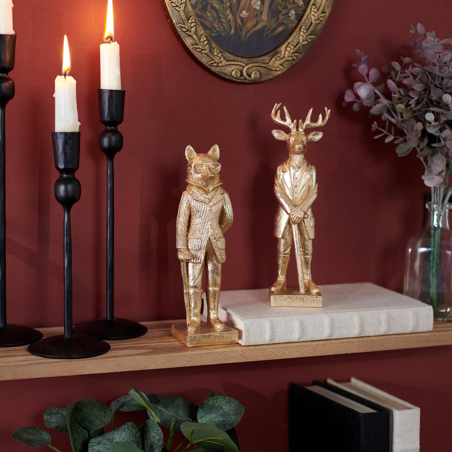 DISTINGUISHED DEER FIGURINE
