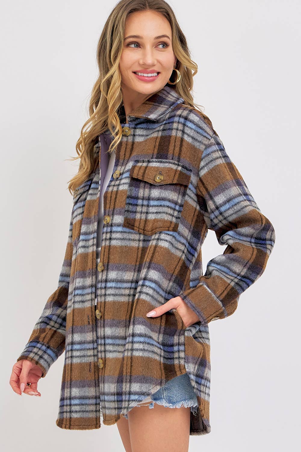 PLAID SHACKET