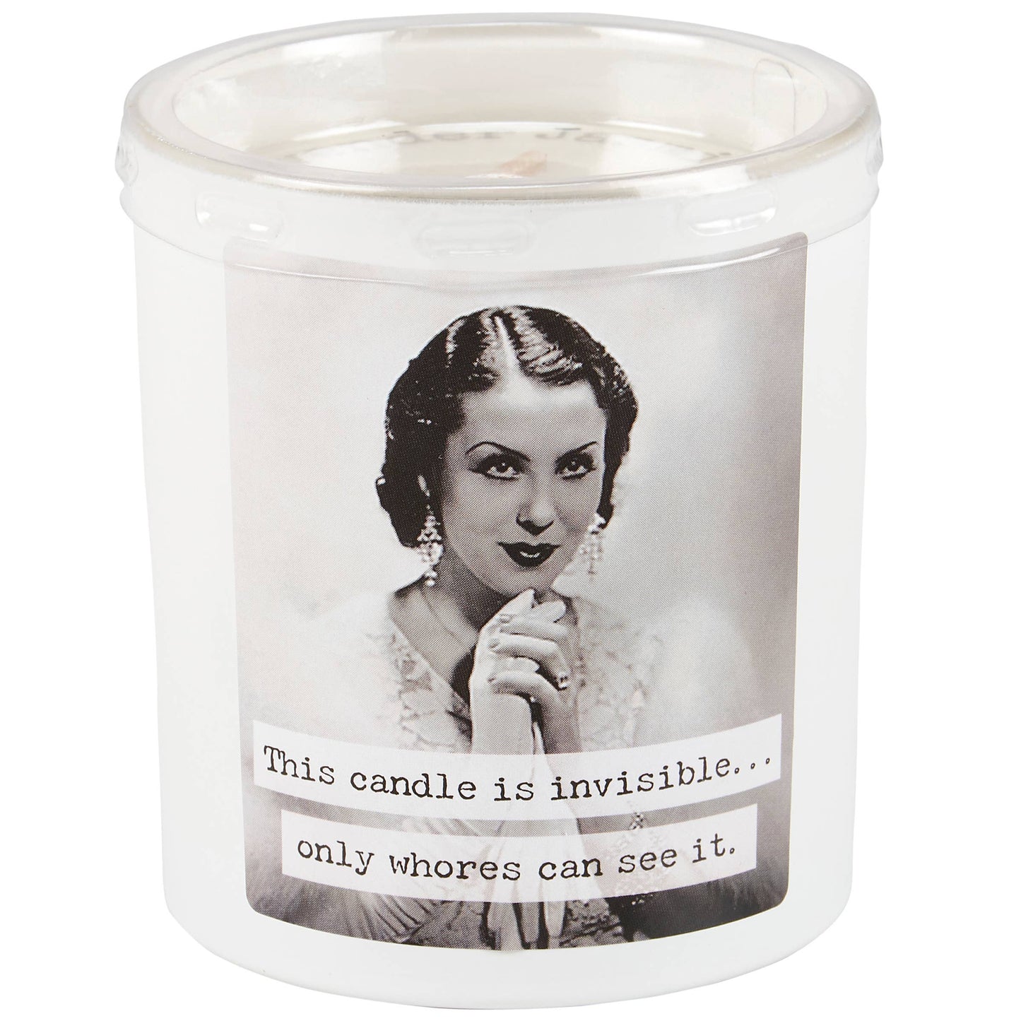 THIS CANDLE IS INVISIBLE