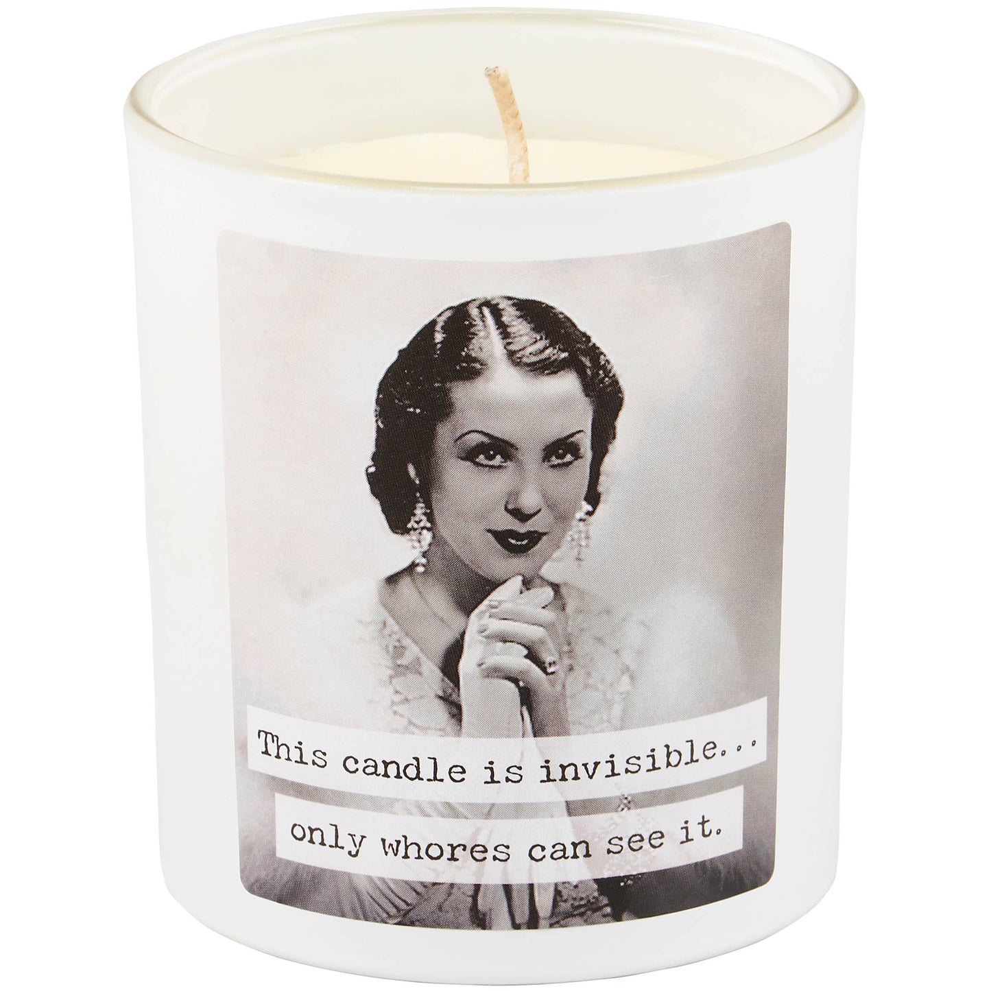 THIS CANDLE IS INVISIBLE