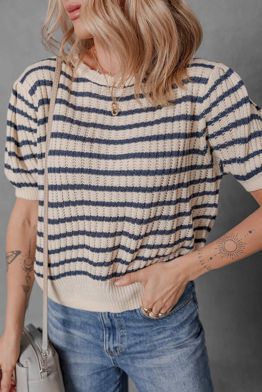 JUNIPER PUFF SLEEVE SWEATER TEE