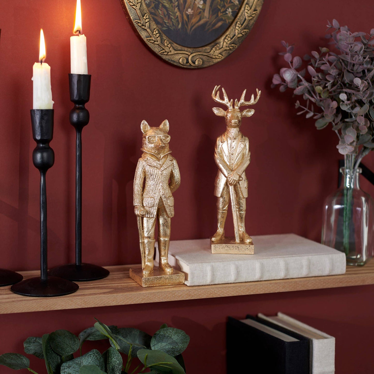 DISTINGUISHED FOX FIGURINE