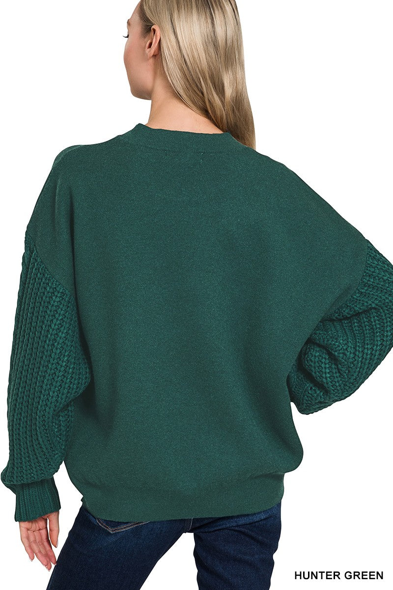 RORY CABLE KNIT SWEATER