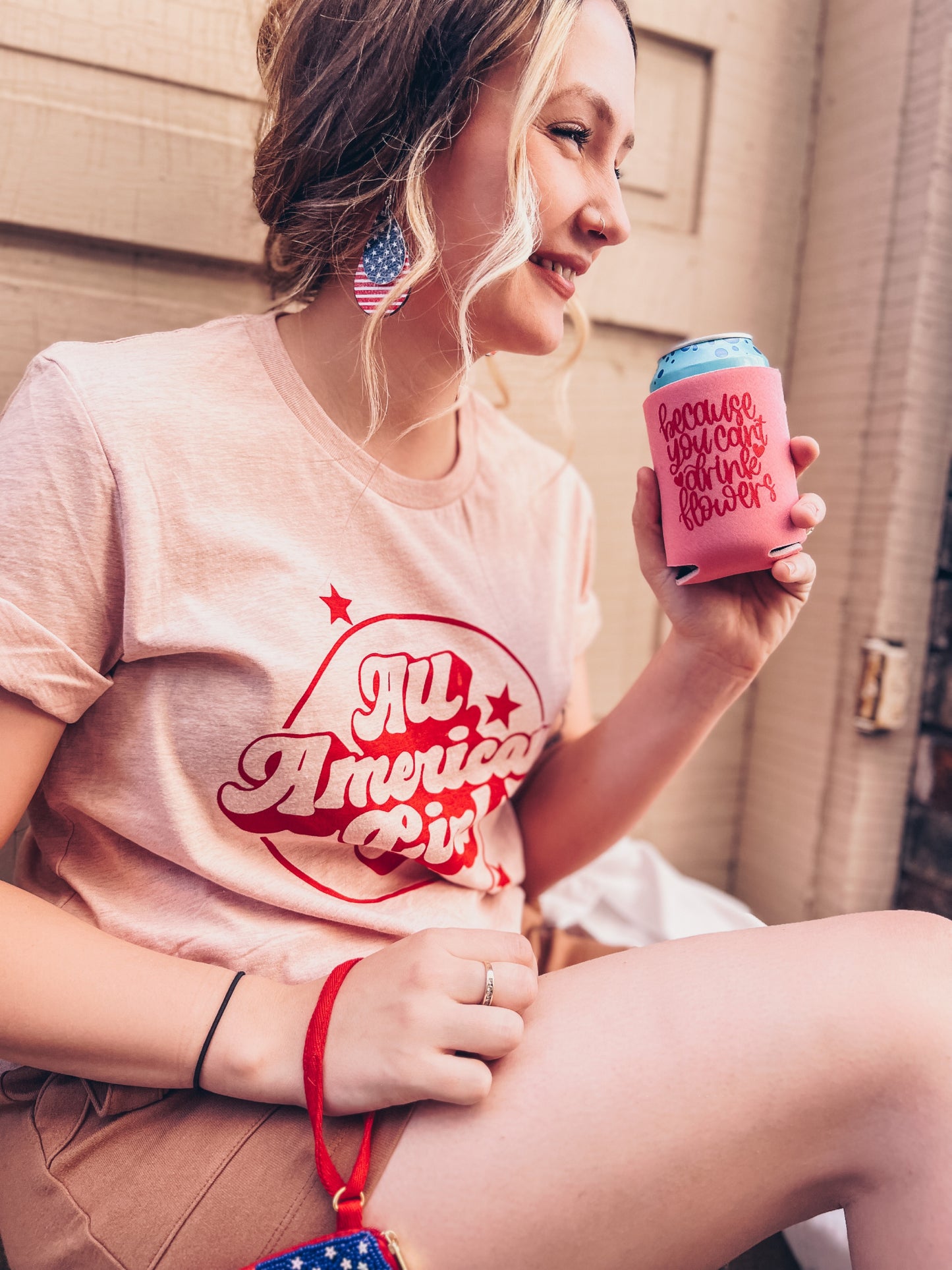 BECAUSE YOU CAN'T DRINK FLOWERS DRINK HUGGIES
