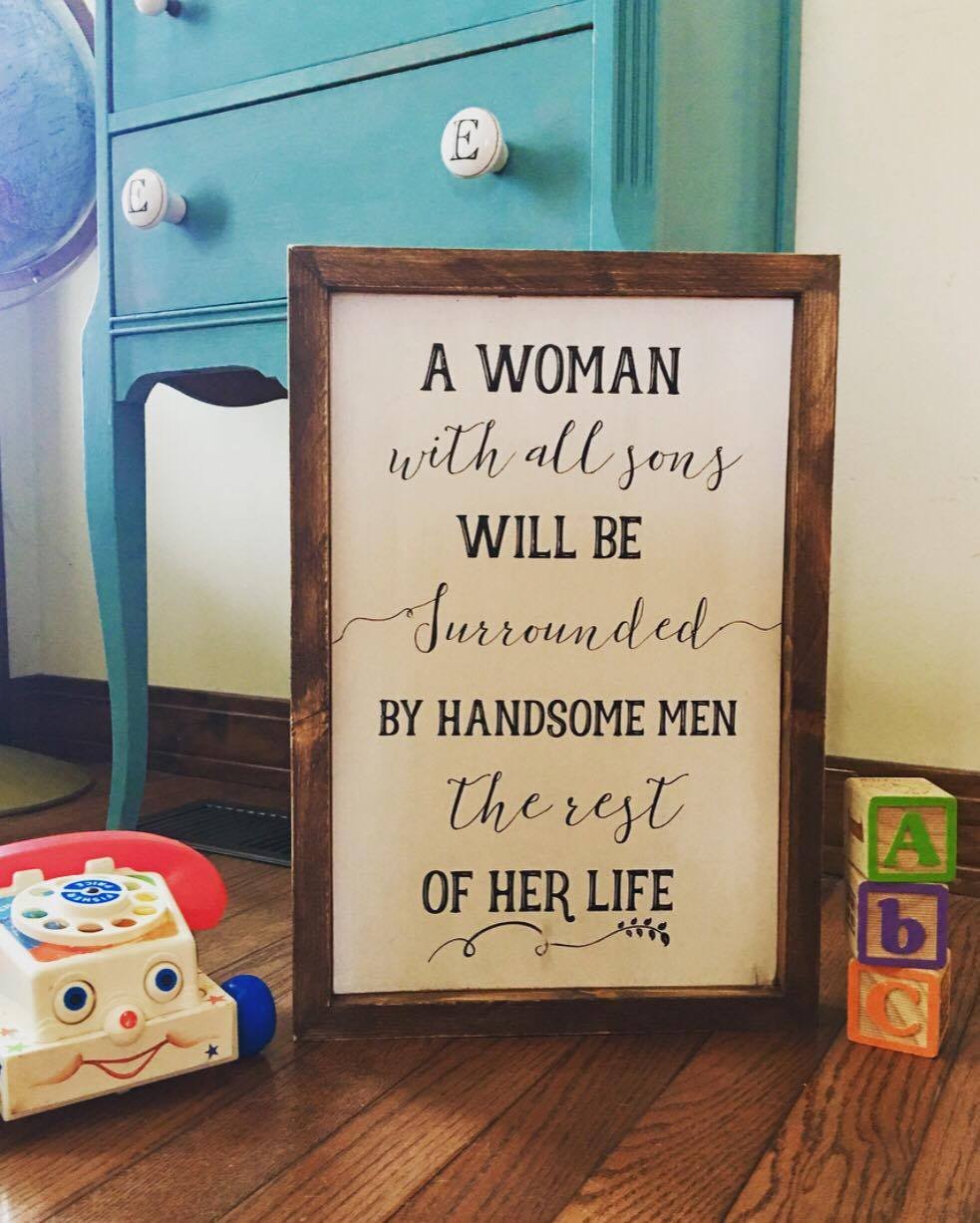 A WOMAN WITH ALL SONS