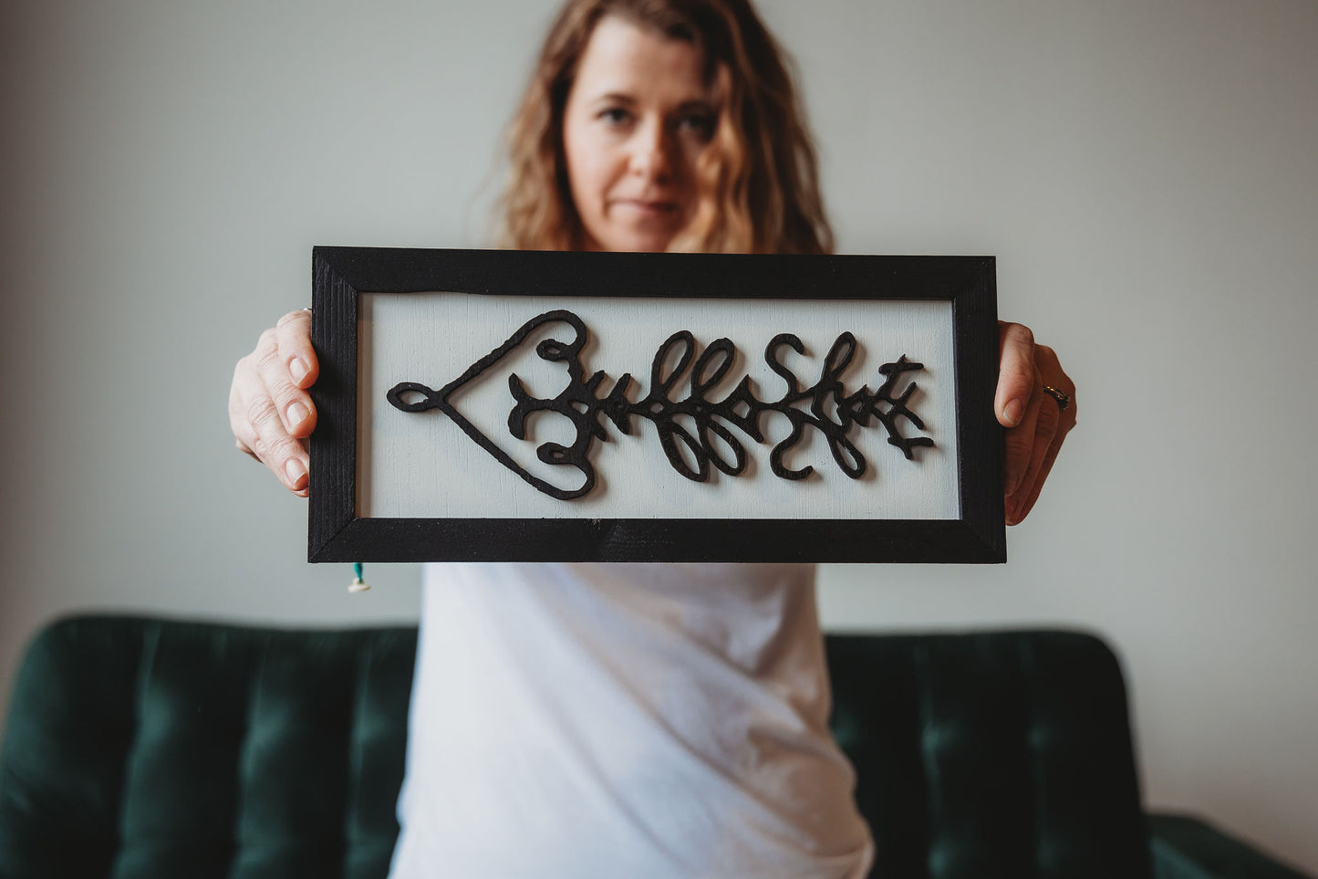 BULLSHIT SIGN. INSPIRED BY WILBERT HERSHBERGER