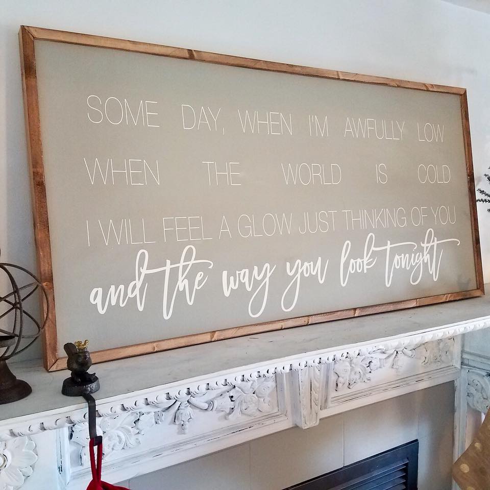 AND THE WAY YOU LOOK TONIGHT