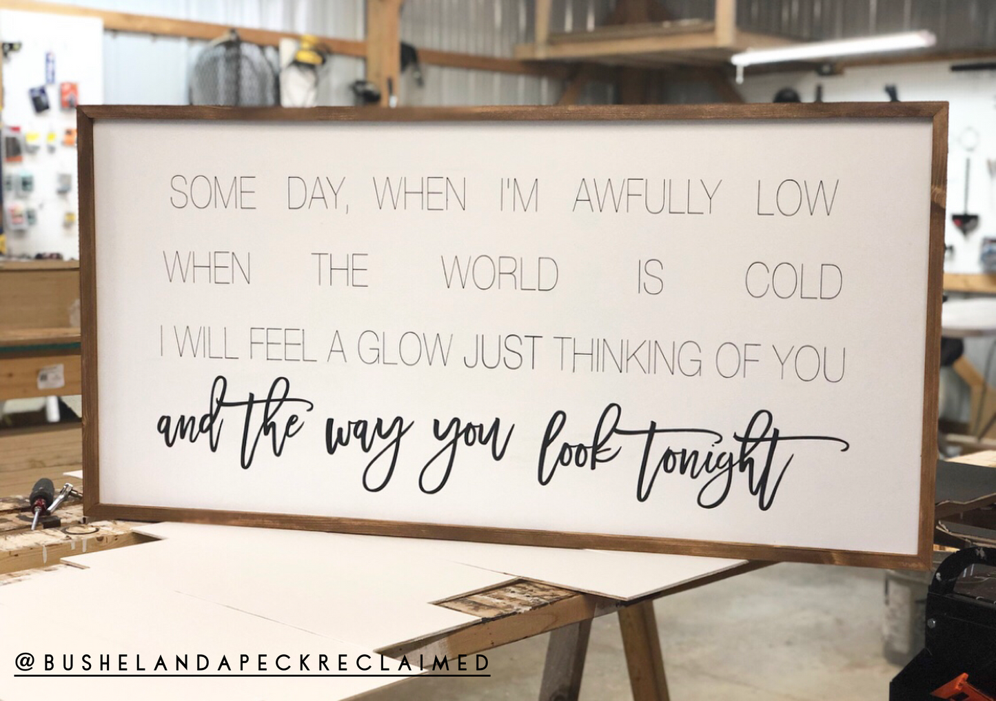 AND THE WAY YOU LOOK TONIGHT