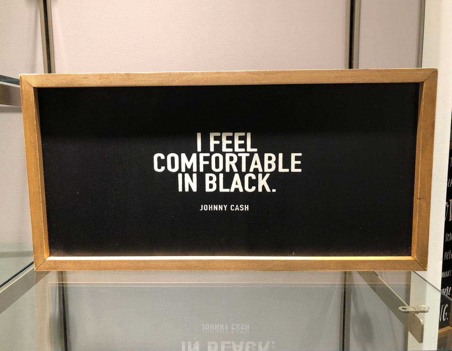 I FEEL COMFORTABLE IN BLACK