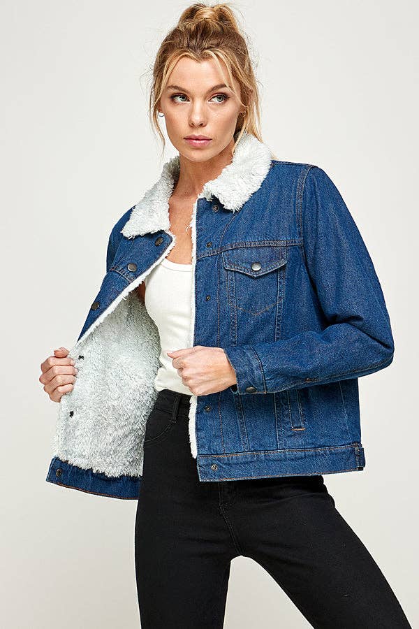 SHERPA DENIM JACKET