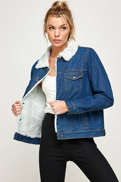 SHERPA DENIM JACKET
