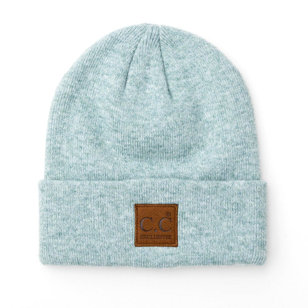 Aili's Corner - C.C® Heathered Boyfriend Beanie: Heather Cacao