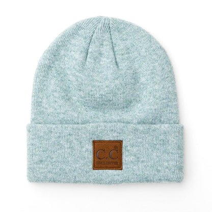 Aili's Corner - C.C® Heathered Boyfriend Beanie: Heather Cacao