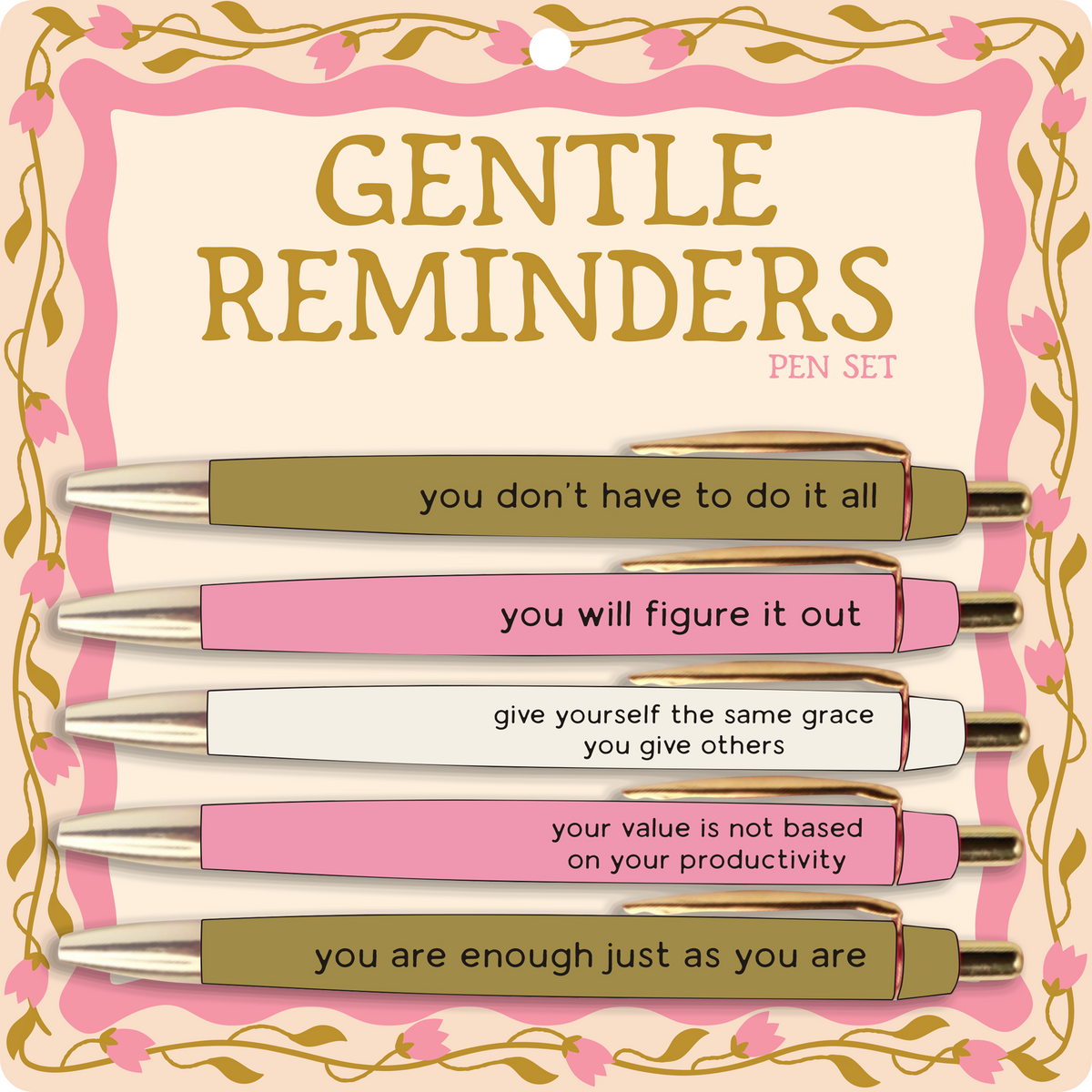 FUN CLUB - Gentle Reminders Pen Set