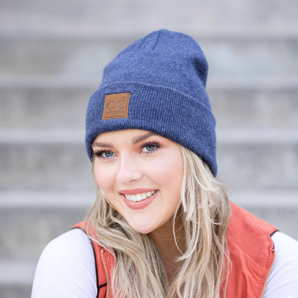 Aili's Corner - C.C® Heathered Boyfriend Beanie: Heather Cacao
