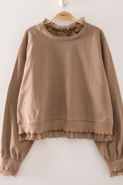 LACE LAYERED TOP