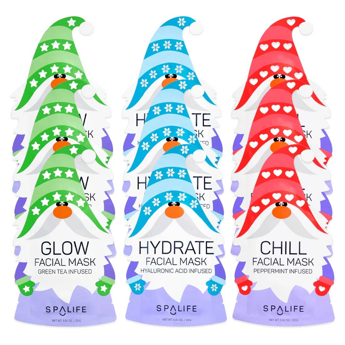My Spa Life - Holiday Gnomes Facial Mask Bundle