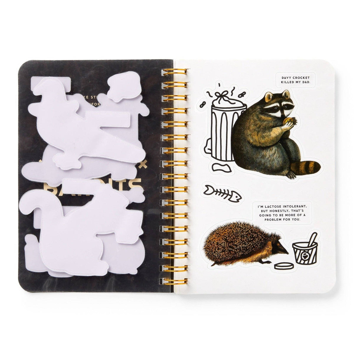 Chronicle Books - Brass Monkey Trash Bandits Sticker Book