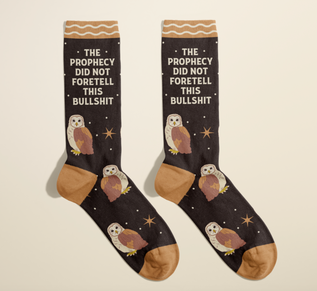 FUN CLUB - The Prophecy Did Not Foretell This Bullshit Socks (gifts)