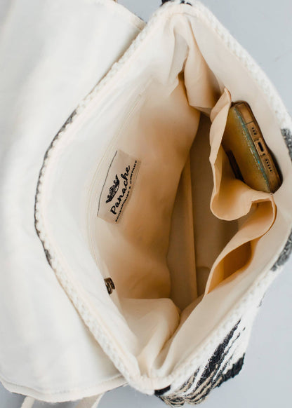 TAN + CREAM BACKPACK