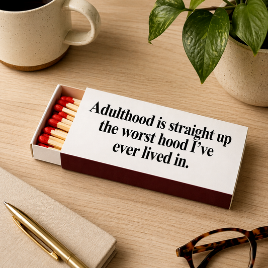 Funny Matchbox | Adulthood Humor Matches