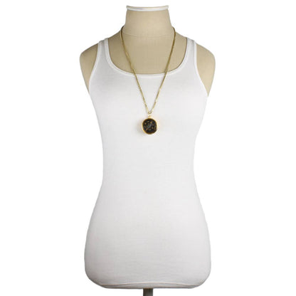 GOLD COMPASS NECKLACE