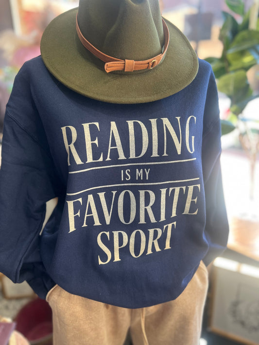 READING IS MY FAVORITE SPORT