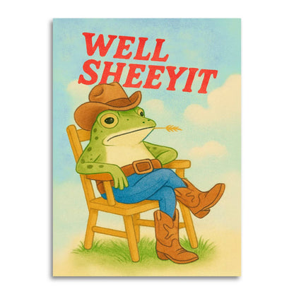 Bad Betty Greeting Co. - Well Sheeyit - Funny Just Because Card