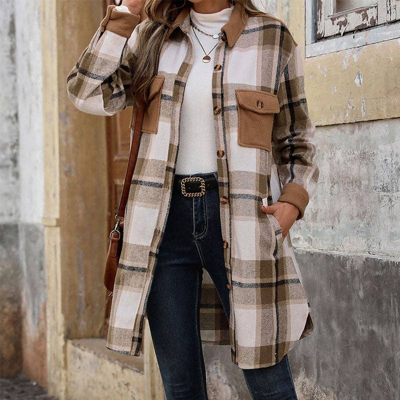 LONG PLAID + PRETTY SHACKET