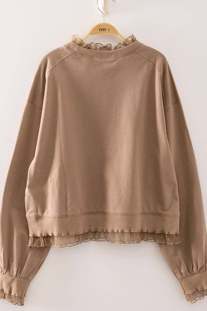 LACE LAYERED TOP