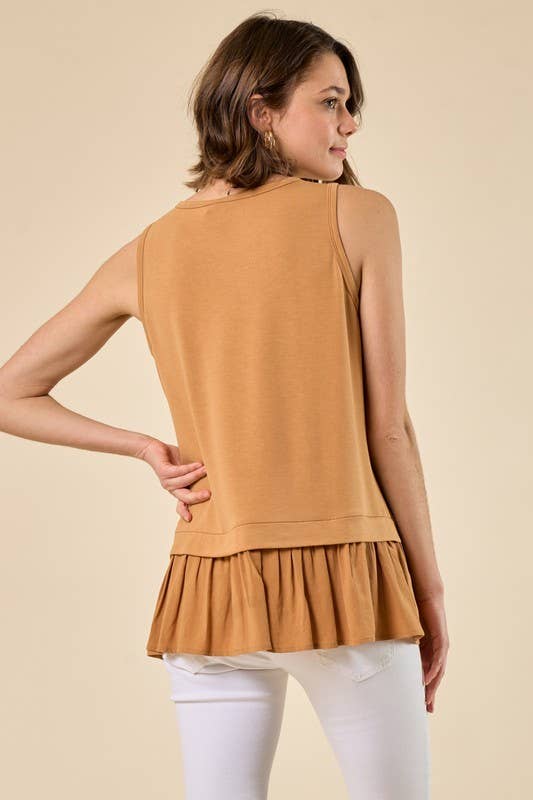 TOFFEE TWIST FRONT BURN OUT TOP