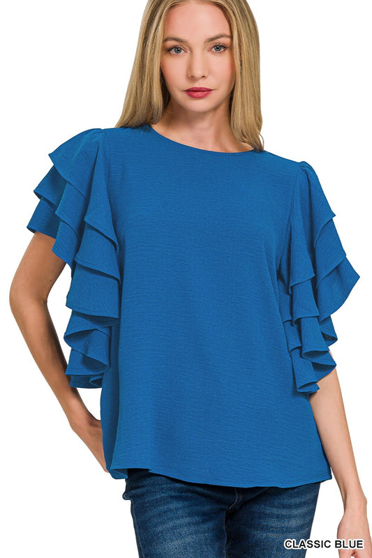 RUFFLE TIER TOP
