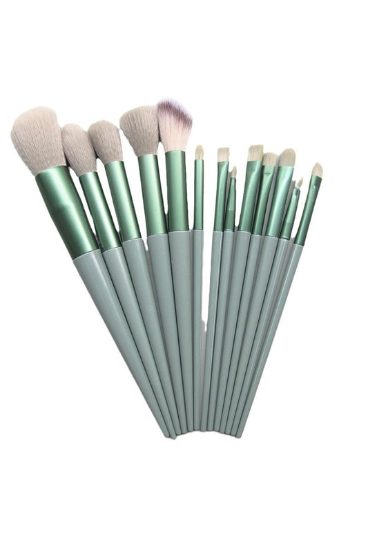 13 PCS MAKEUP BRUSH SET WITH STORAGE BAG