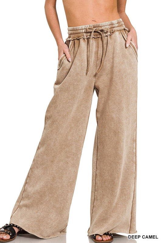 ACID WASH SWEATPANTS
