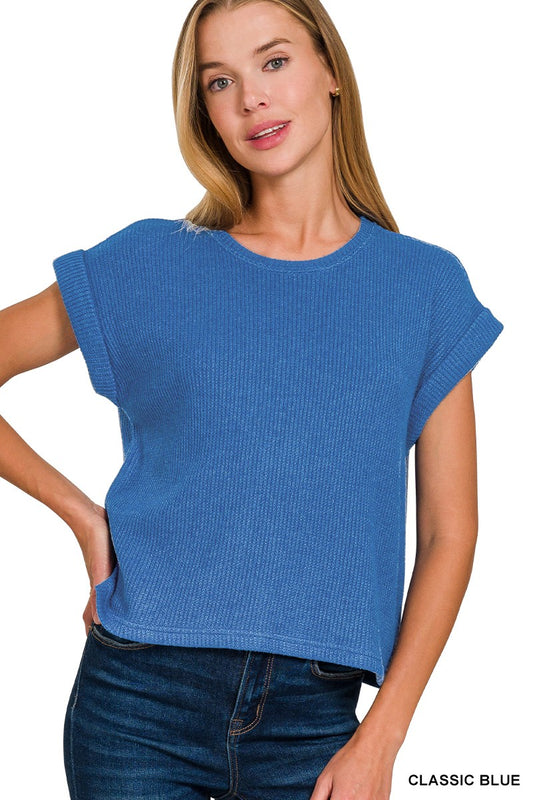 SWEATER CREW NECK TEE
