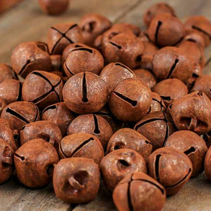 Factory Direct Craft - 30mm Rusty Jingle Bells - Bag of 144 Rusted Bells