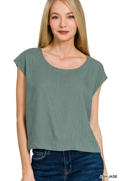 LINEN TOP