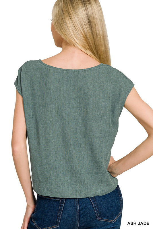 LINEN TOP