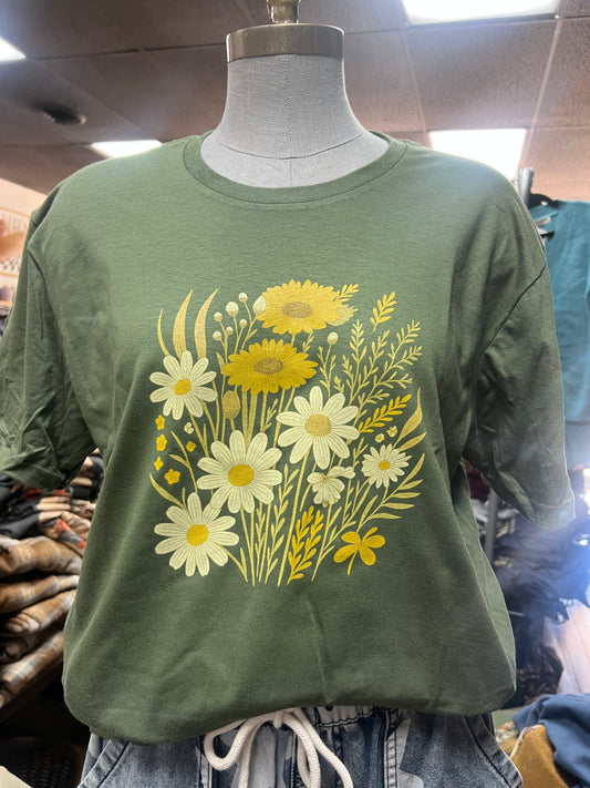 YELLOW WILDFLOWER TEE