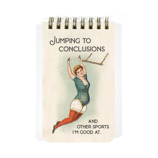 JUMPING TO CONCLUSIONS NOTEPAD