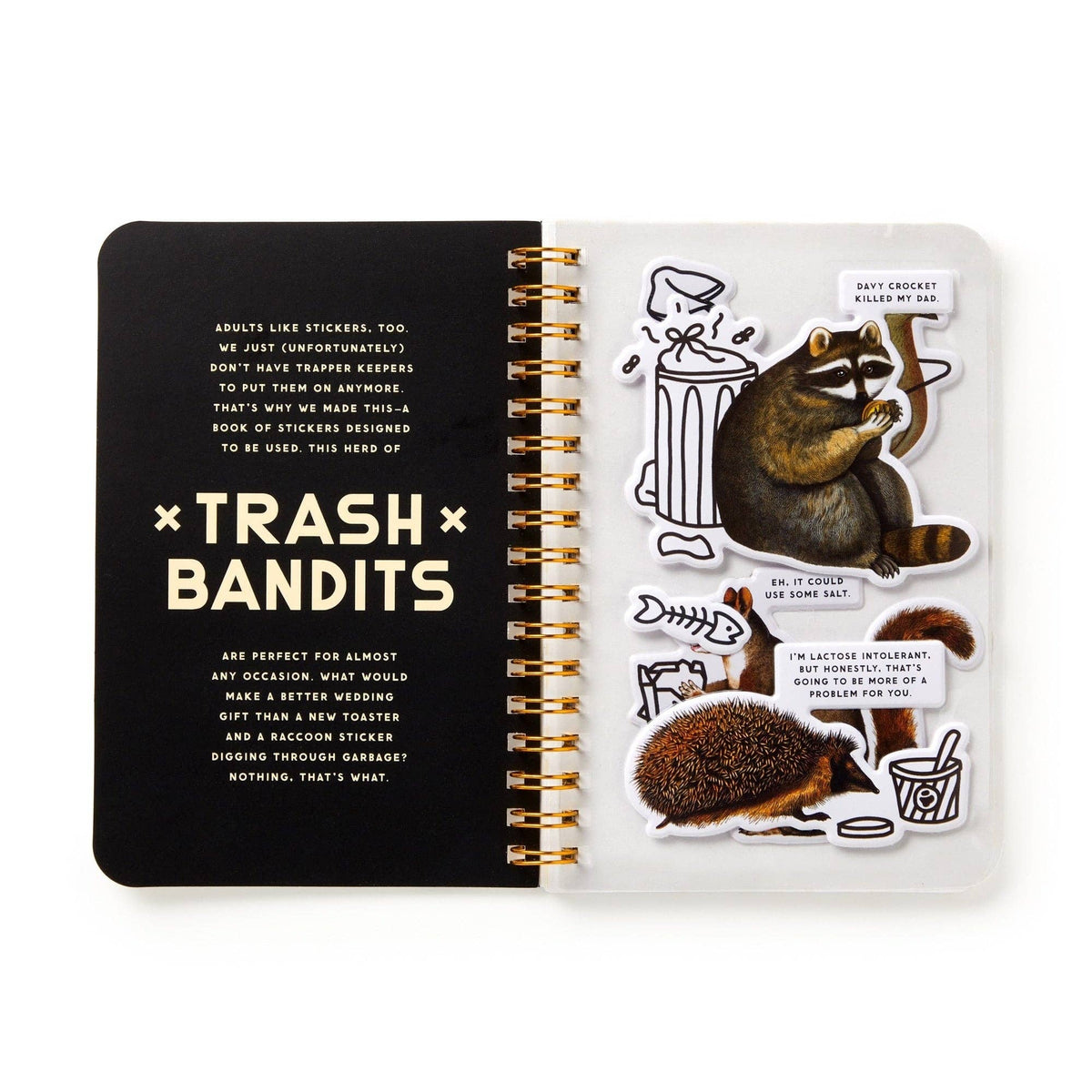 Chronicle Books - Brass Monkey Trash Bandits Sticker Book