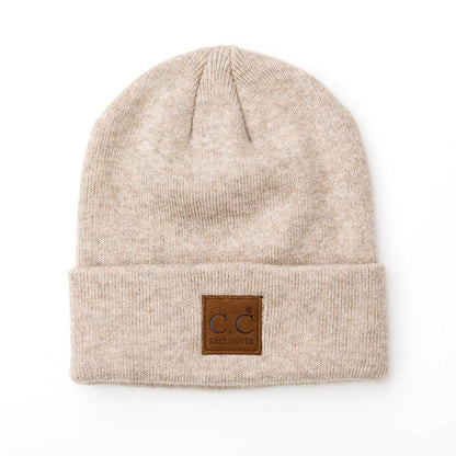 Aili's Corner - C.C® Heathered Boyfriend Beanie: Heather Cacao