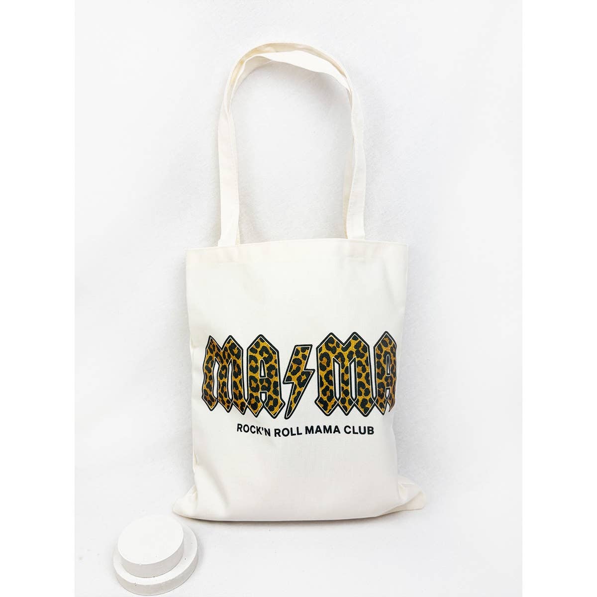 Love and Repeat - Reusable MAMA Graphic Cotton Bags: OATMEAL / ONE(6)
