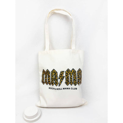 Love and Repeat - Reusable MAMA Graphic Cotton Bags: OATMEAL / ONE(6)