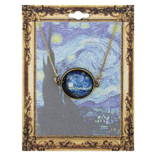 ZAD - Starry Night Art Print Gold Pull Bracelet