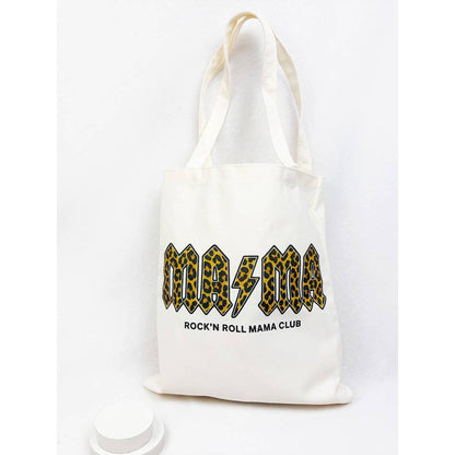 Love and Repeat - Reusable MAMA Graphic Cotton Bags: OATMEAL / ONE(6)