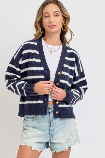 EASY CASUAL SOFT KNIT SWEATER CARDIGAN