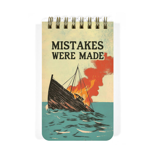 MISTAKES WERE MADE MEMO NOTEPAD