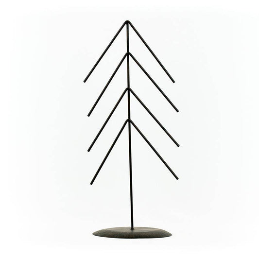 8x18 metal Christmas tree , black Decor