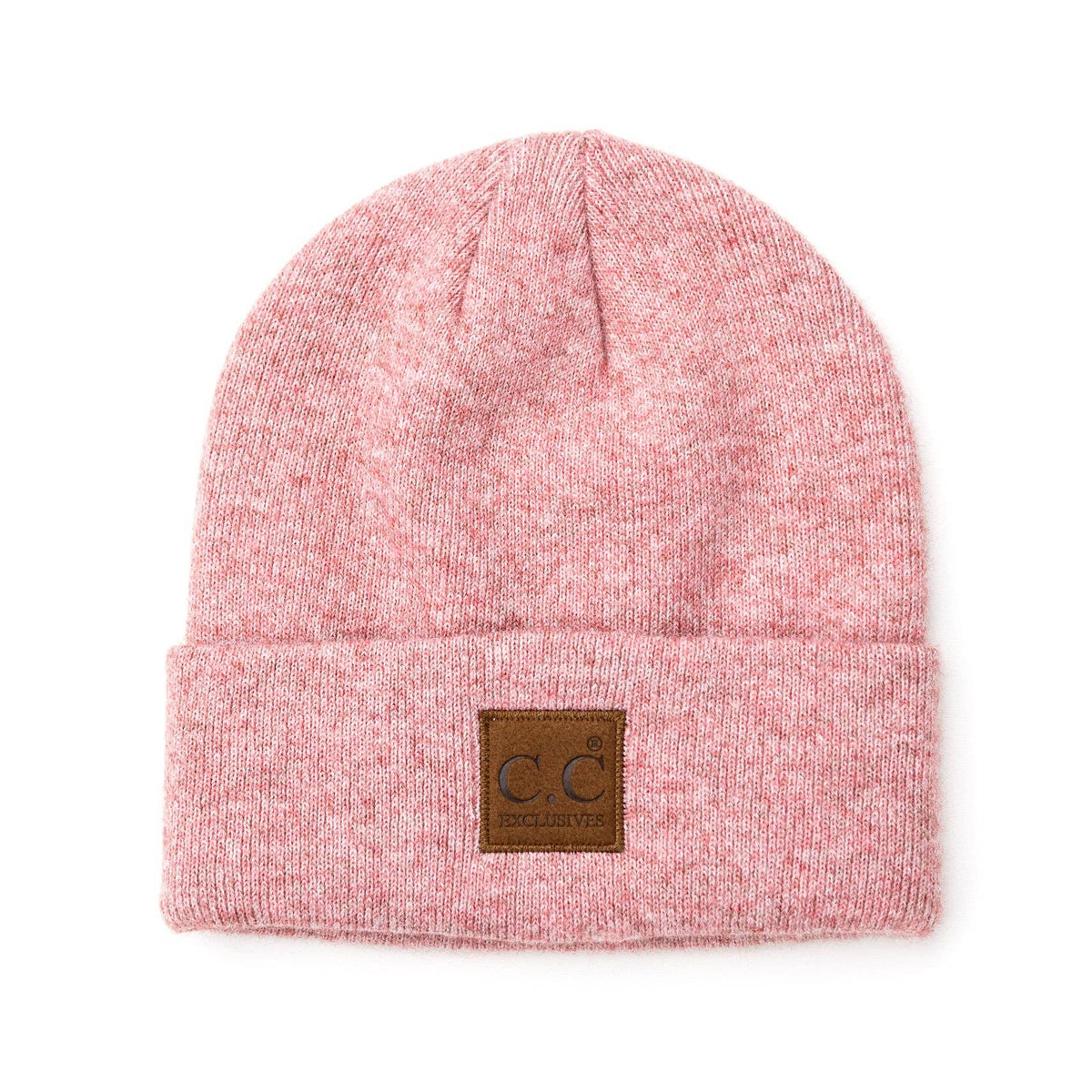 Aili's Corner - C.C® Heathered Boyfriend Beanie: Heather Cacao